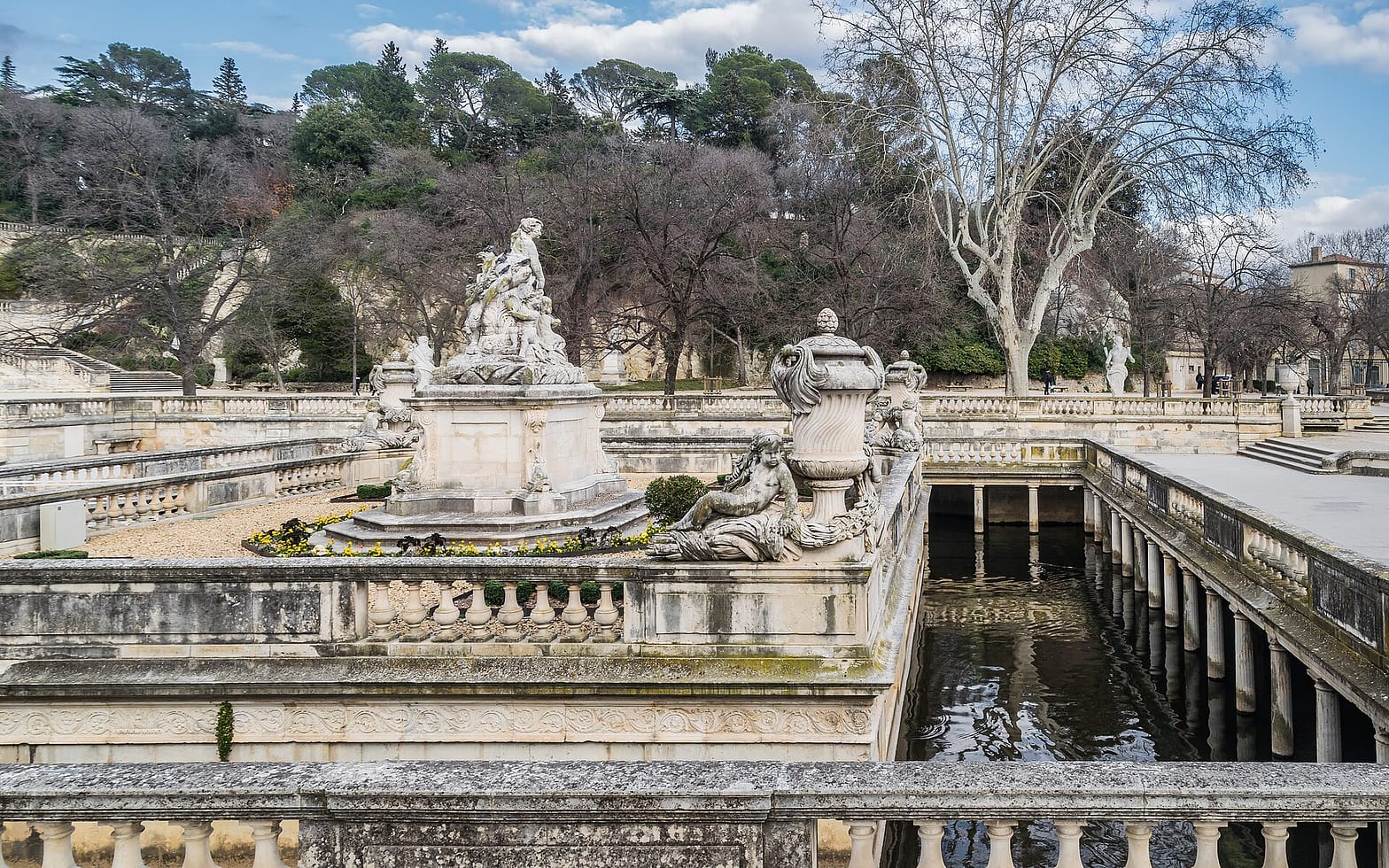 Jardins de la Fontaine à Nîmes