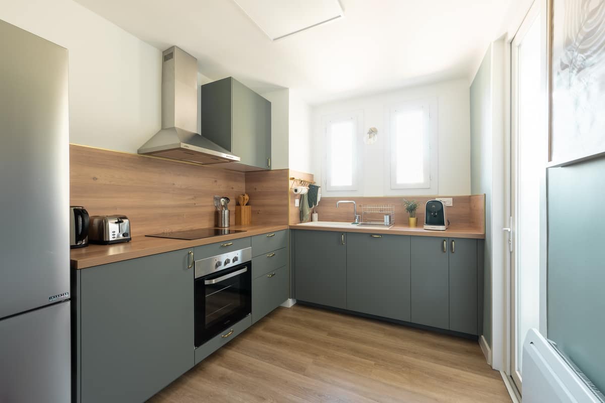 Séjour rénové — colocation Baldia, Montpellier